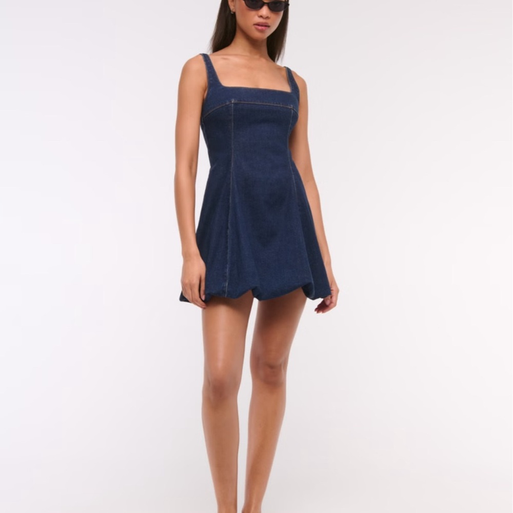 Abercrombie & Fitch Dark Blue Mini Dress